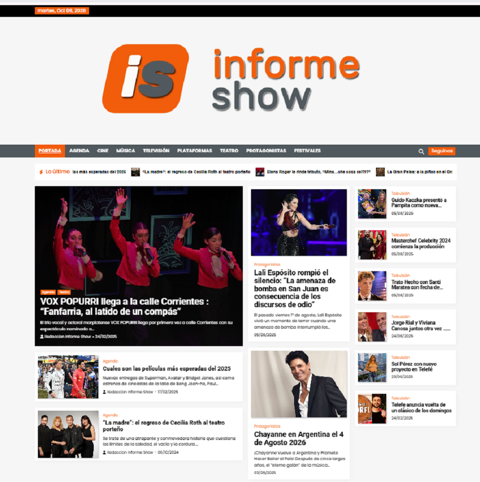 Informe Show Portal