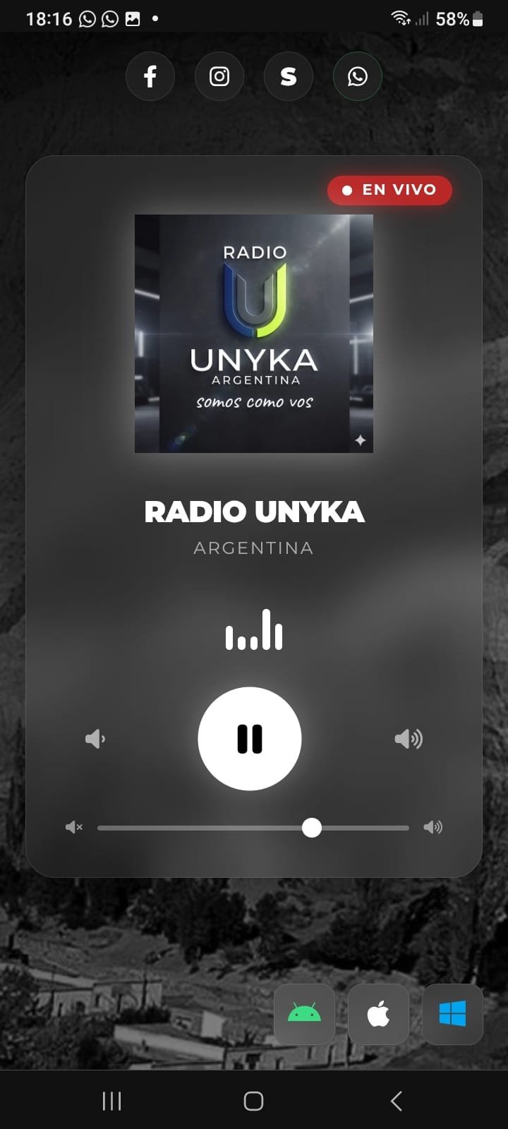 Radio Unyka Versión Oficial Móvil